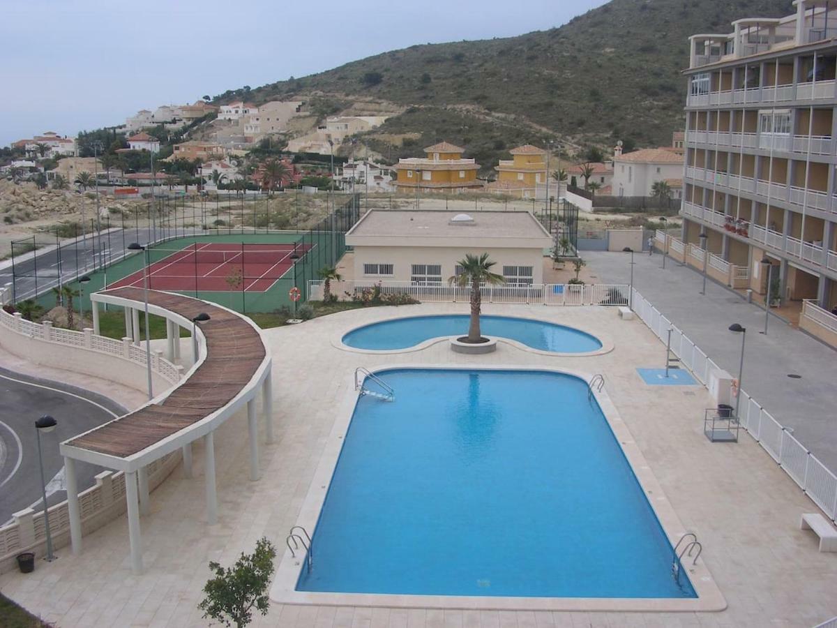 2 Dorm.A/A.Vista Mar.Wifi.Gym.Sauna.Terraza.Parking. El Campello Esterno foto