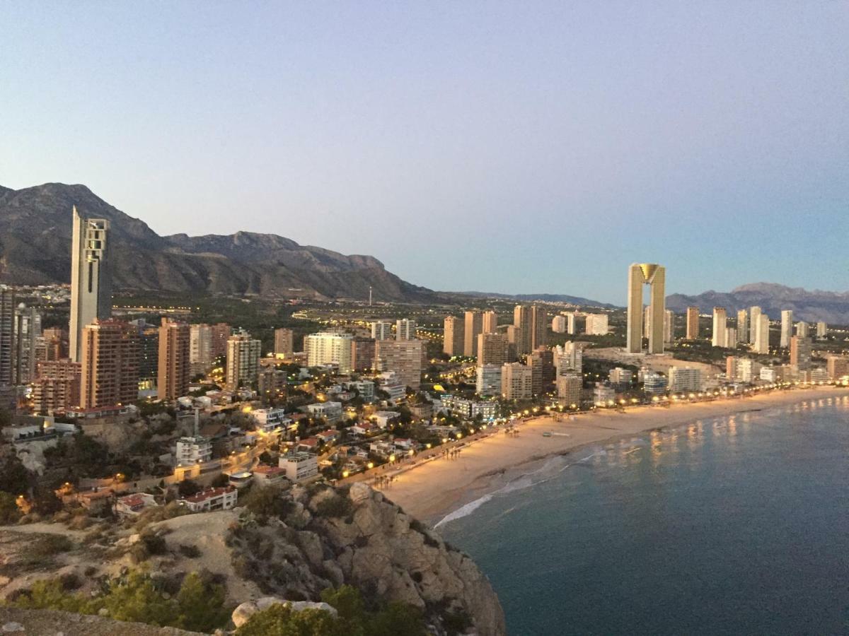 2 Dorm.A/A.Vista Mar.Wifi.Gym.Sauna.Terraza.Parking. El Campello Esterno foto