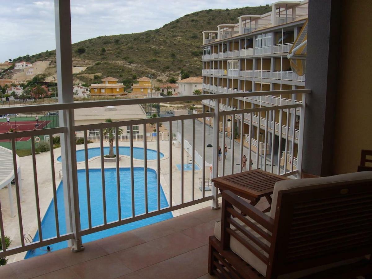 2 Dorm.A/A.Vista Mar.Wifi.Gym.Sauna.Terraza.Parking. El Campello Esterno foto